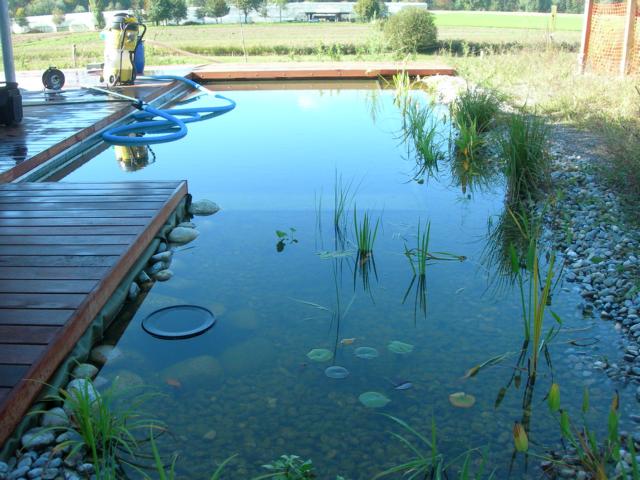 Abdeckung Schwimmteich